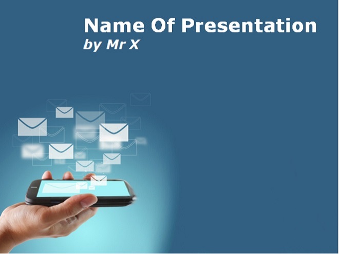 Smartphone and mobile applications Powerpoint Template image