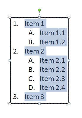Select the full list Select the full list