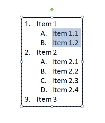 Select only a part of the list Select only a part of the list