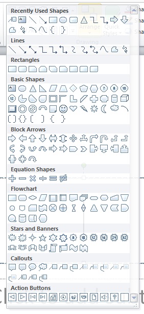 Shapes and Drawing in Powerpoint Shapes and Drawing in Powerpoint