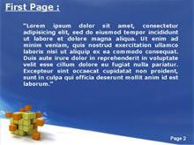 Cube Disaggregation over a Blue Sky Second PPT Background