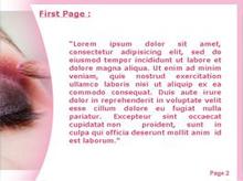 Eye Make Up Second PPT Background