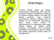 Green Serpentine Background Second PPT Background