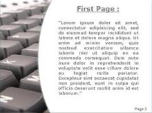 Computer Keyboard on White Background Second PPT Background