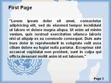 Africa and UN Blue Version Second PPT Background