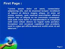 Hand Carrying Earth Second PPT Background
