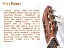 Acoustic guitar Second PPT Background