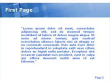 Ocean Cubic Second PPT Background