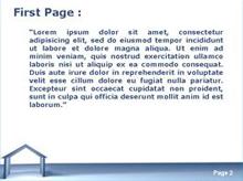 Perspective House Second PPT Background