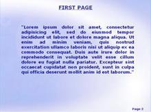 Light Blue Sky Second PPT Background