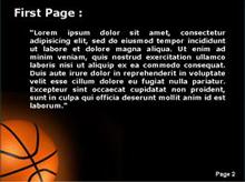 Basket Ball Second PPT Background