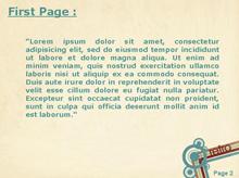 Retro Style Background Second PPT Background