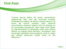 Nature Curve Second PPT Background