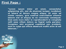 Smartphone and mobile applications Second PPT Background