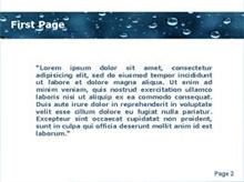 Dark Water Drops Second PPT Background
