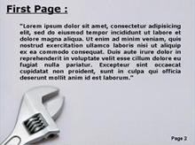 A tool Second PPT Background