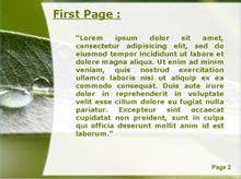 Inspiration Rain Second PPT Background