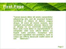 Fern Leaf Second PPT Background