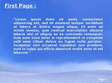 Winter Landscape Second PPT Background