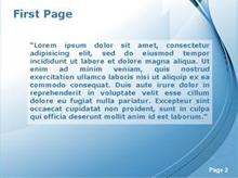 Blue Curly Second PPT Background
