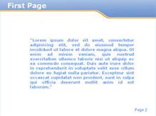 Big Blue Wave Second PPT Background