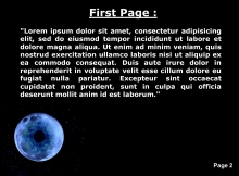 Full moon Second PPT Background