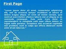 Green House Second PPT Background