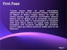 Purple Sunshine Second PPT Background