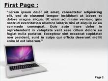 Abstract Background on a Computer Second PPT Background