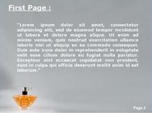 Crystal Perfume Bottle Second PPT Background