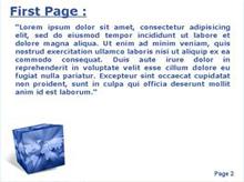 Earth in a cube Second PPT Background