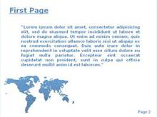 Worldmap of Dots Second PPT Background
