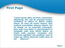 Light Blue Wave Second PPT Background