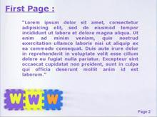 WWW Puzzle Second PPT Background