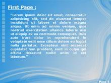 Blue lines waving Second PPT Background
