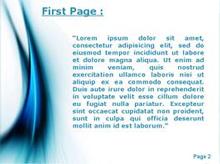 Blue Flames Second PPT Background