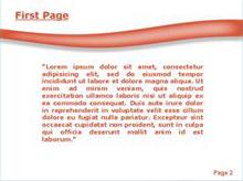 The Red Shadow Curve Second PPT Background