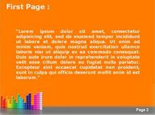 Colorful Music Equalizer Second PPT Background