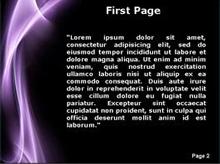Shining Purple Curves Second PPT Background