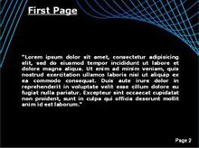 Blue Curves on Blackboard Second PPT Background