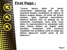 Yellow Arrows Second PPT Background