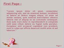 Pink Piggy Bank with Money Coins Second PPT Background