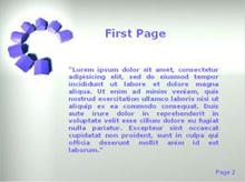Home Circle Second PPT Background