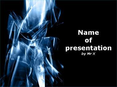 Ray of Ice Powerpoint Template image