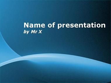 Blue Sunshine Powerpoint Template image