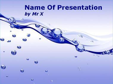 Bubble Water Flow Powerpoint Template image