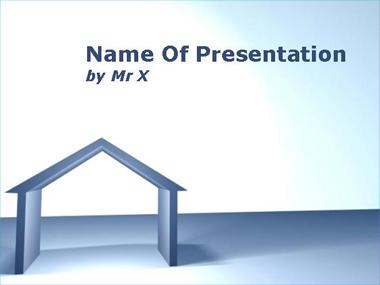 Perspective House Powerpoint Template image