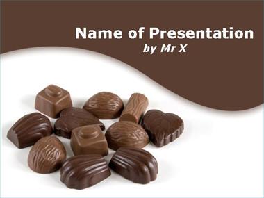 Chocolate Sweets Powerpoint Template image