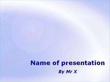 Light Blue Sky Powerpoint Template image