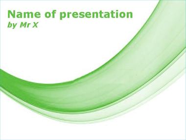 Nature Curve Powerpoint Template image